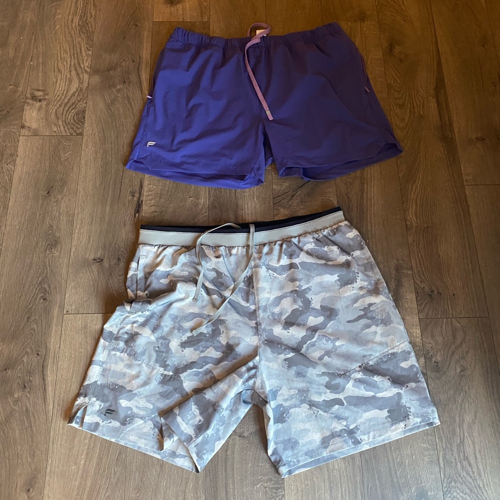 Fabletics Shorts 2 pairs 2XL XXL Lined